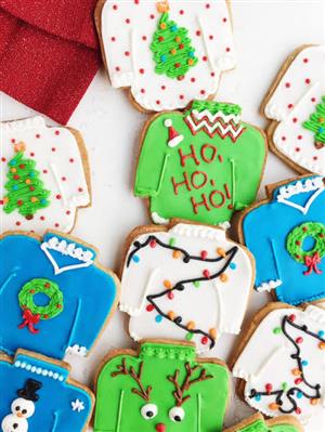 ugly sweater cookies