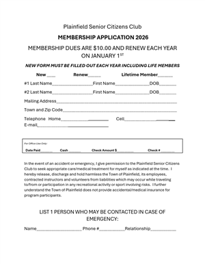 Senior Membership